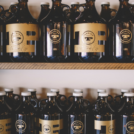Trading Post Brewery Growler Design | Dossier Creative | Crafting a Brewery Experience