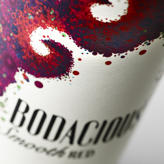 Bodacious Wines Label Design | Dossier Creative | Boldly Filling the new Product Pipeline