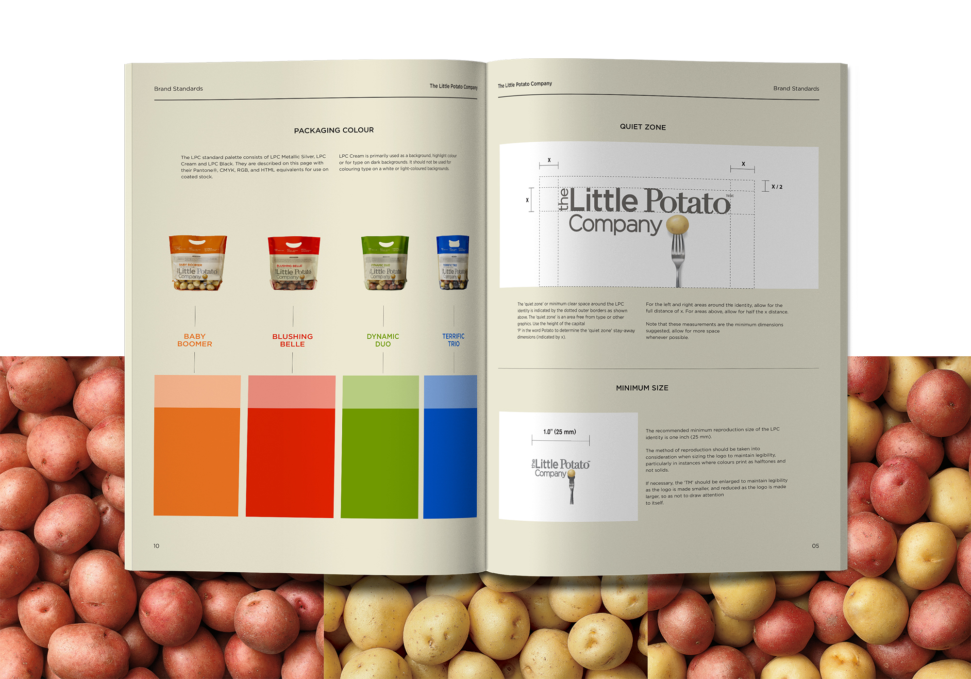 Little Potato Company Brand Standards | Dossier Creative | Brand Collaboration