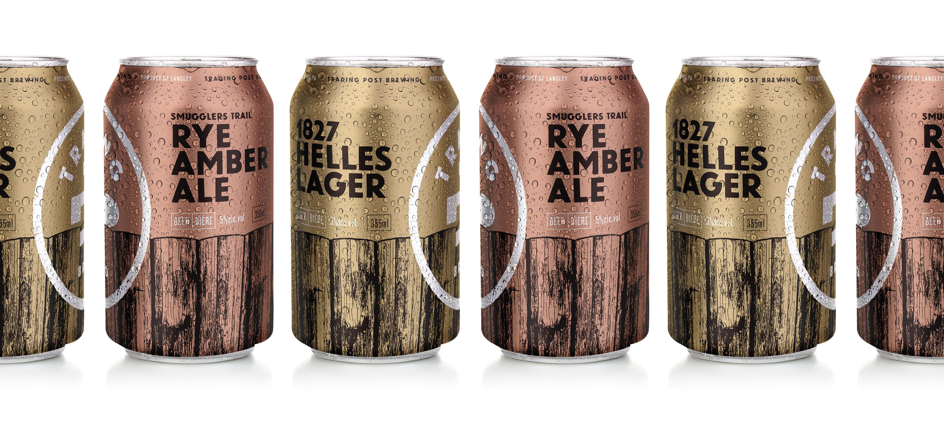 Trading Post Brewery Beer Can Design | Dossier Creative | Crafting a Brewery Experience
