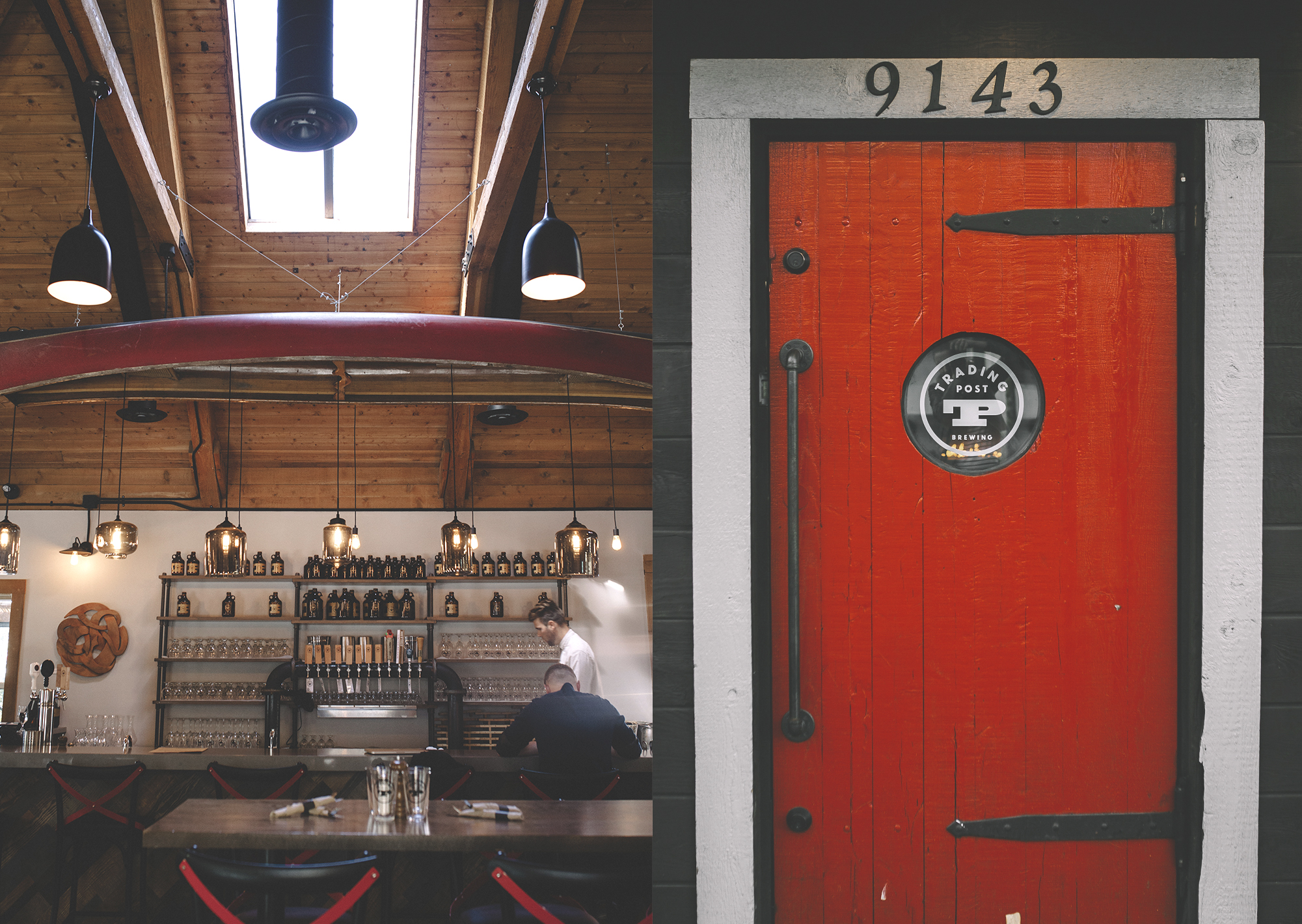 Trading Post Brewery Branded Environment | Dossier Creative | Crafting a Brewery Experience