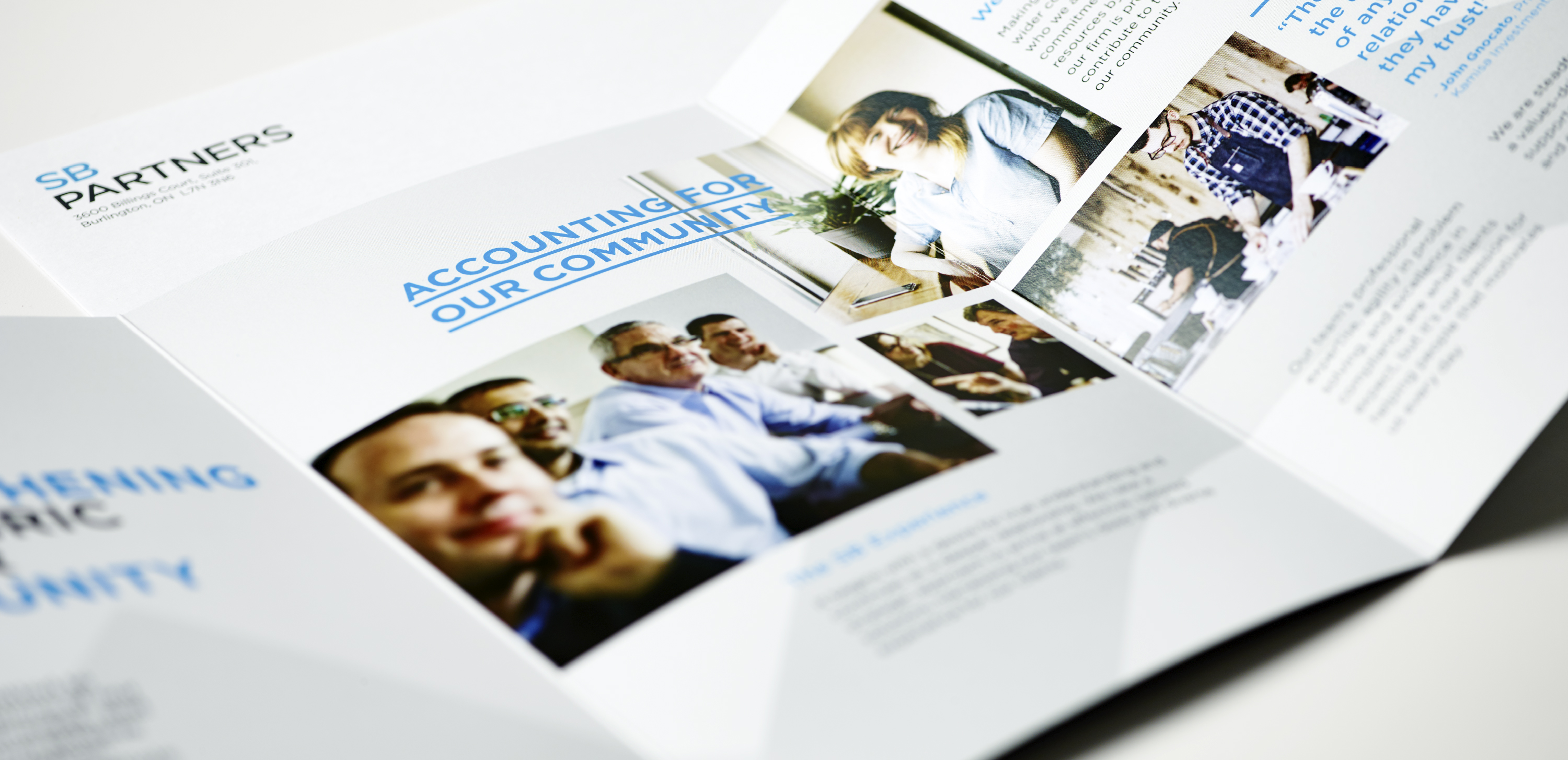 SB Partners Brochure | Dossier Creative | Collaborative Rebrand