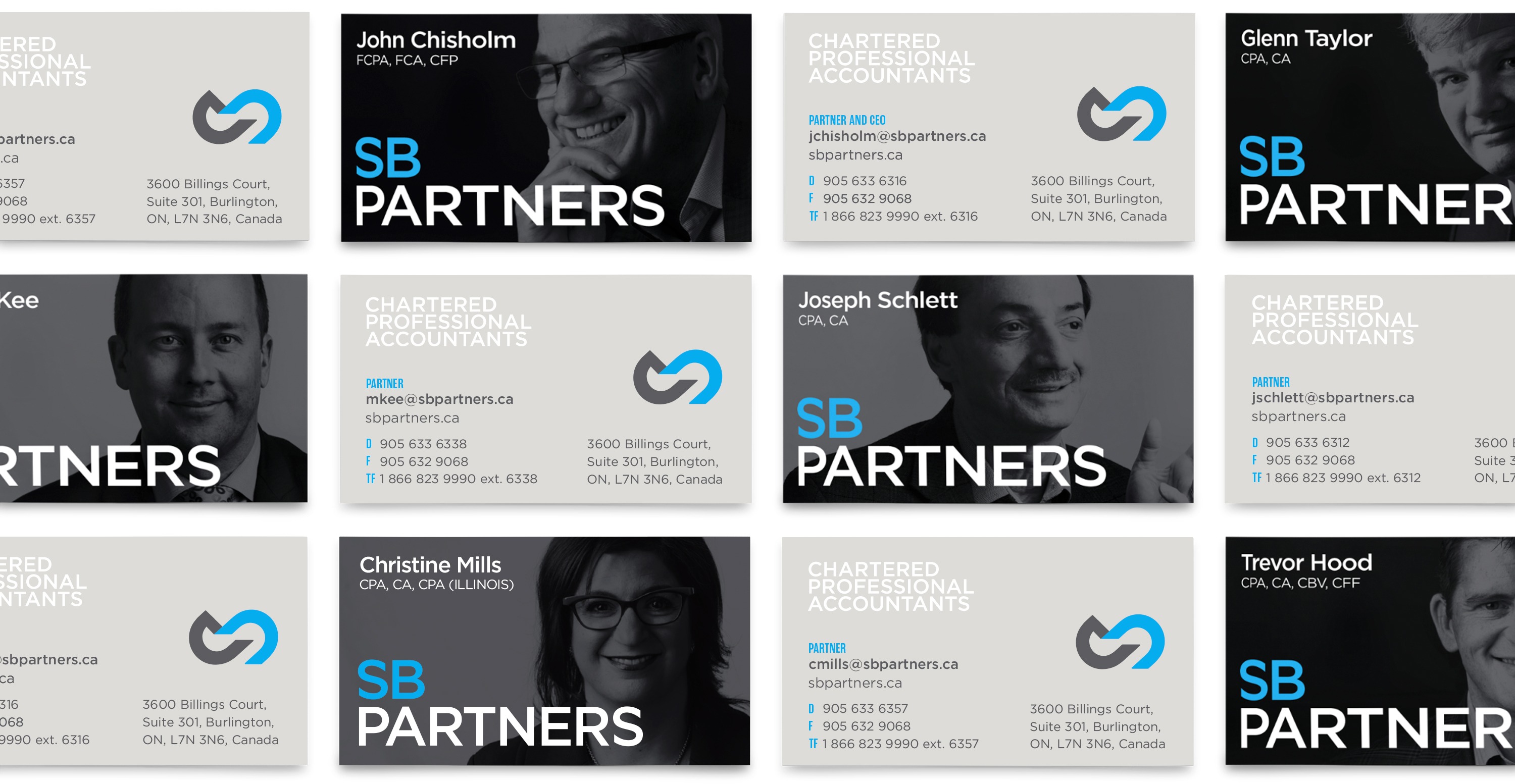 SB Partners Business Card Design | Dossier Creative | Collaborative Rebrand