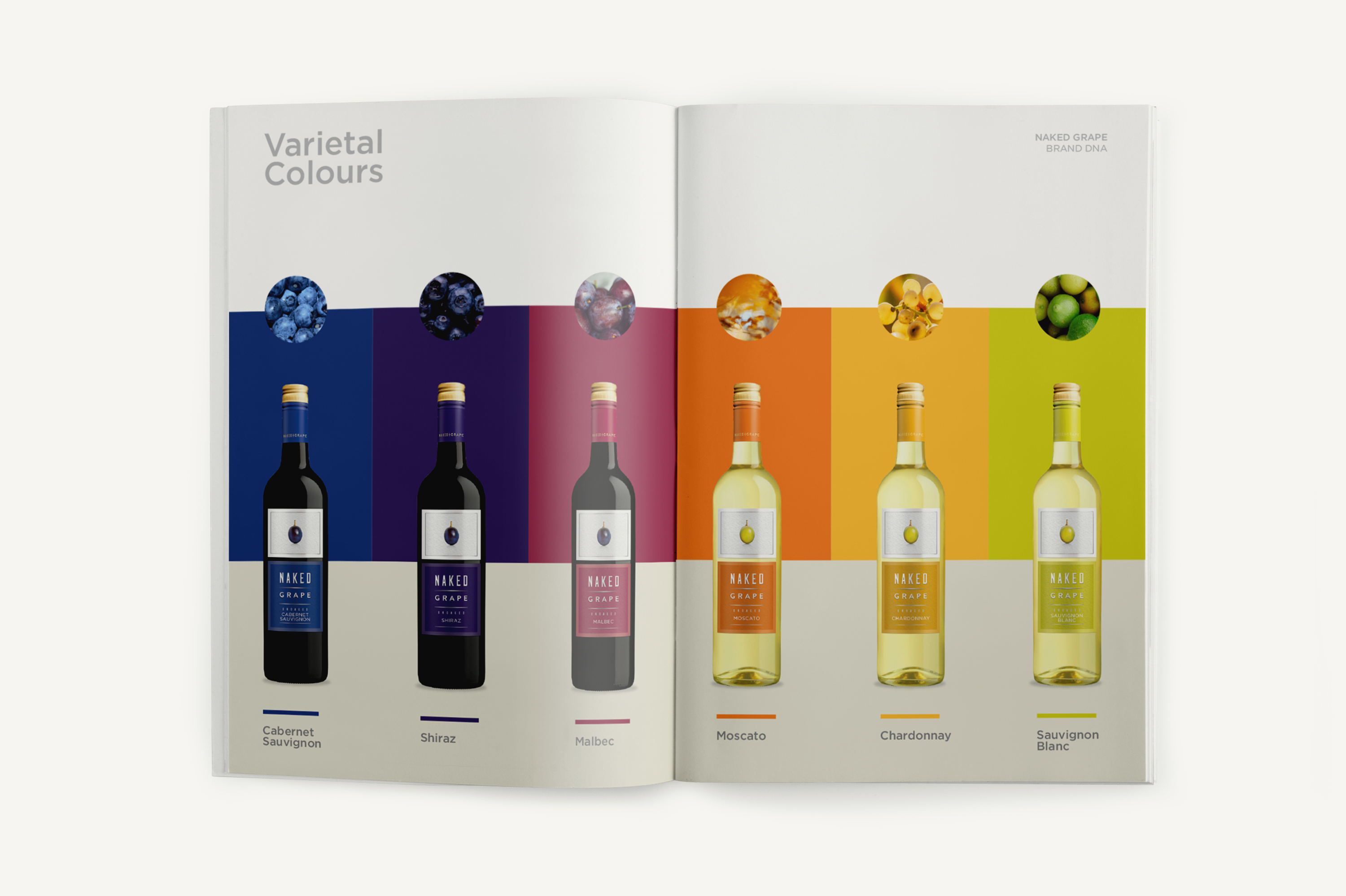 Naked Grape Brand Guidelines | Dossier Creative | Iconic Wine Rebrand