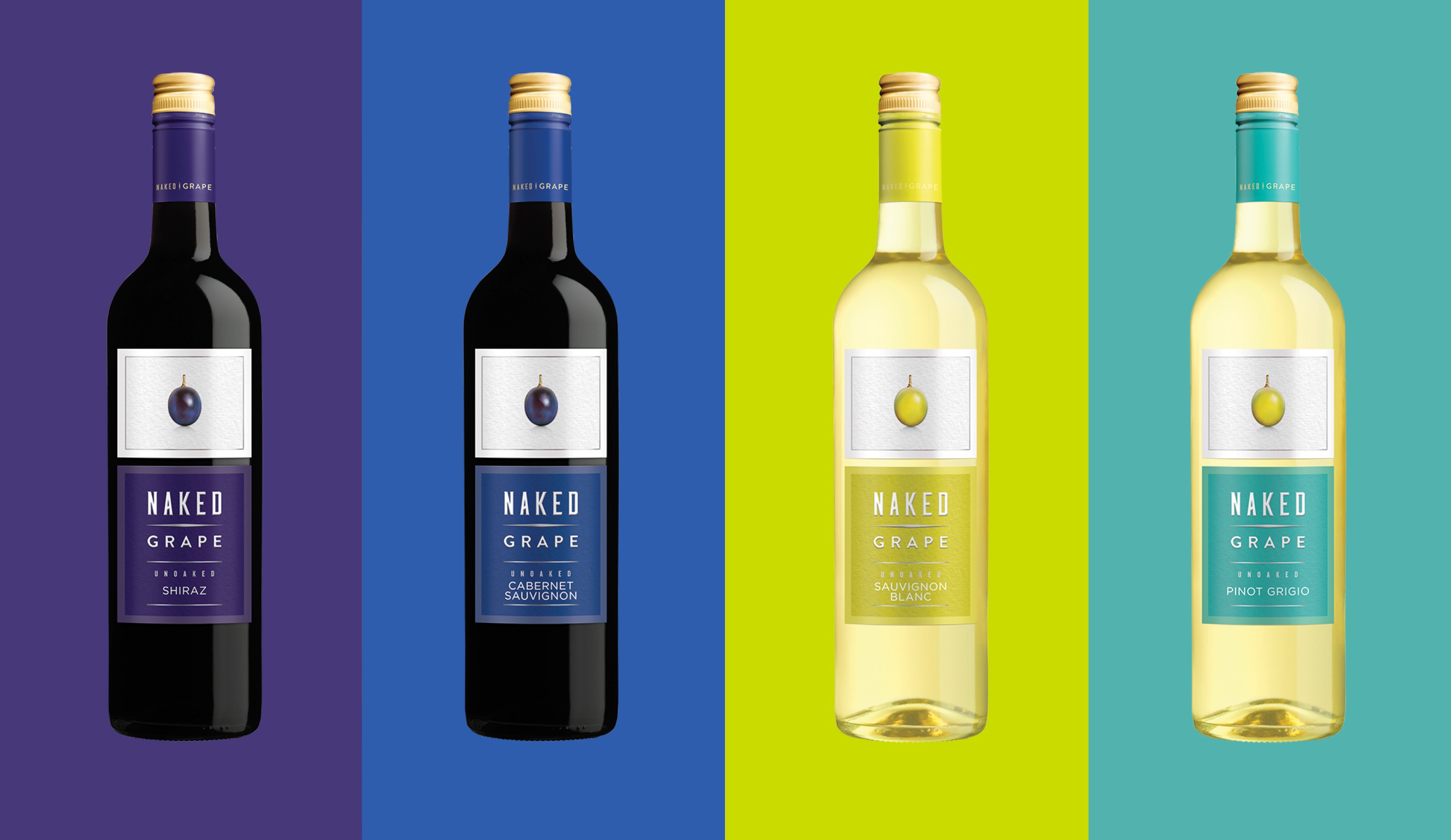 Naked Grape Wine Labels | Dossier Creative | Iconic Wine Rebrand