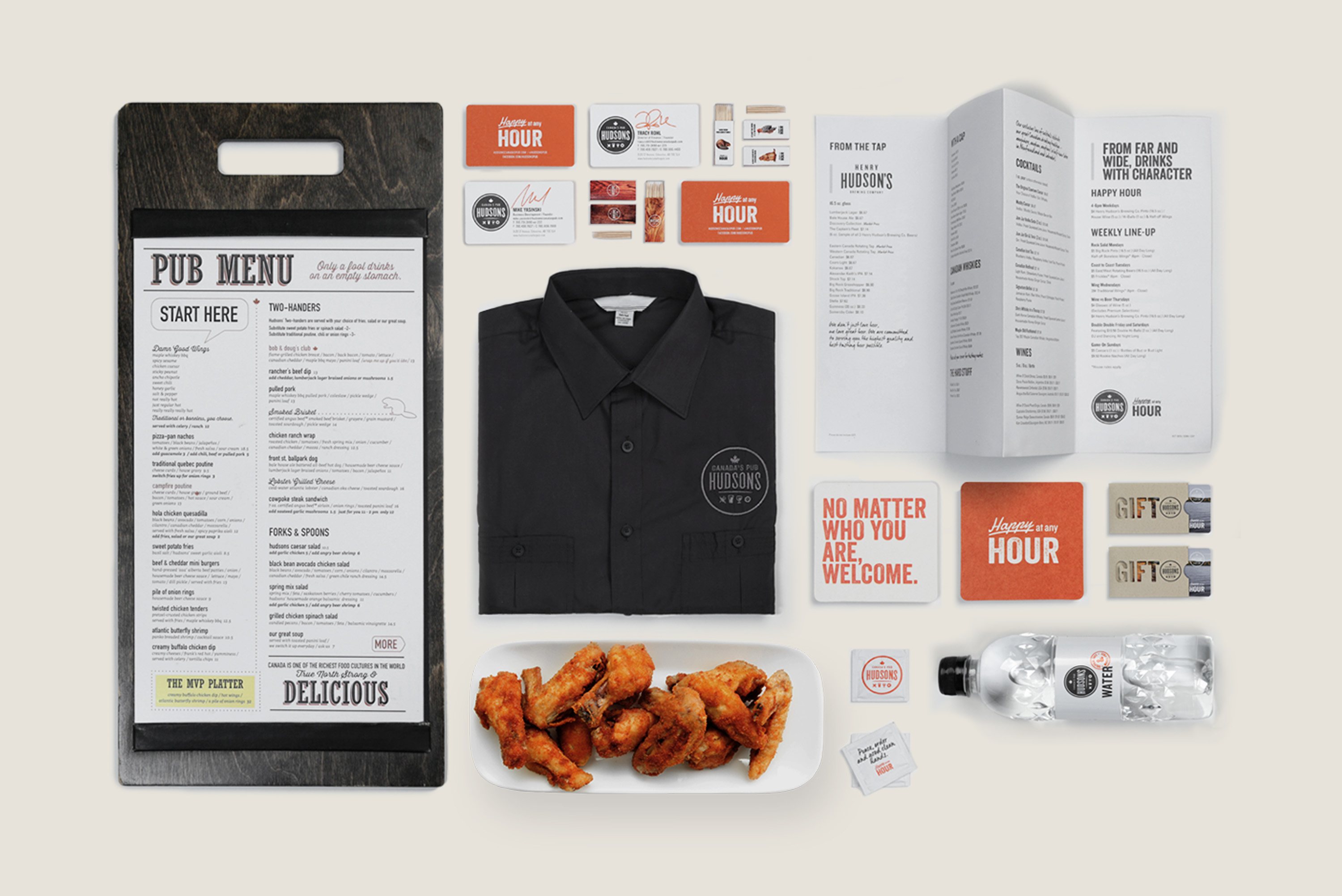Hudsons Canadas Pub Stationery | Dossier Creative | Transformation with Canadian Flair