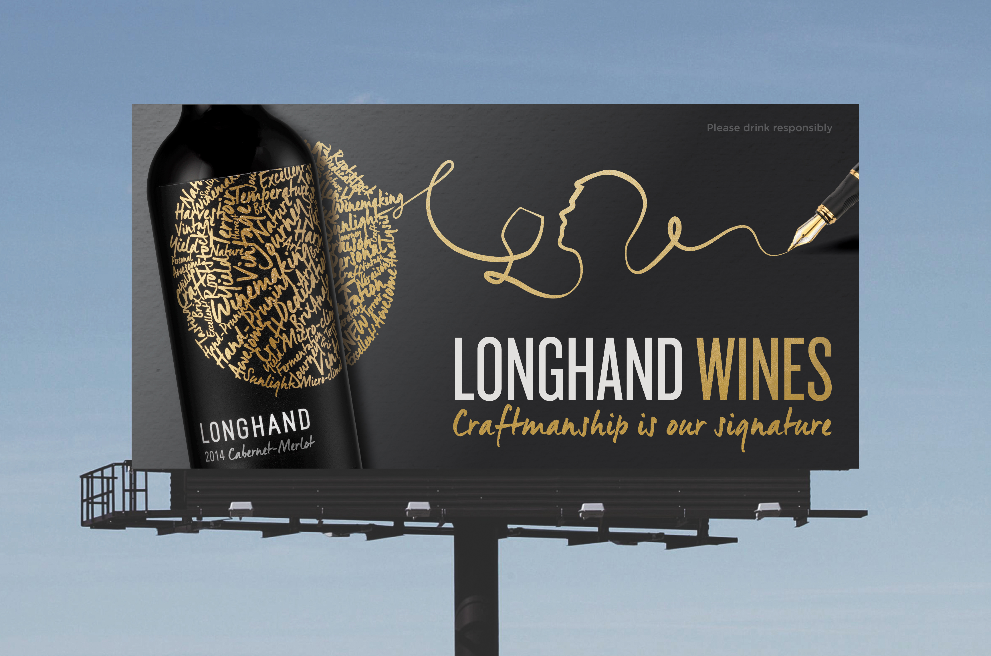 Longhand Wines Advertising | Dossier Creative | Traditional Art of Winemaking