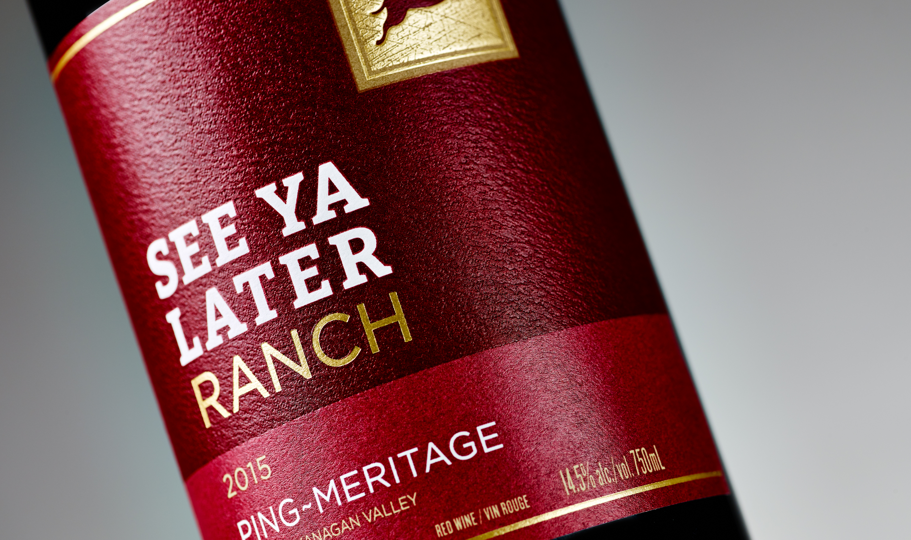 See Ya Later Ranch Wine Ping Meritage | Dossier Creative | Winery Love Story Rebrand