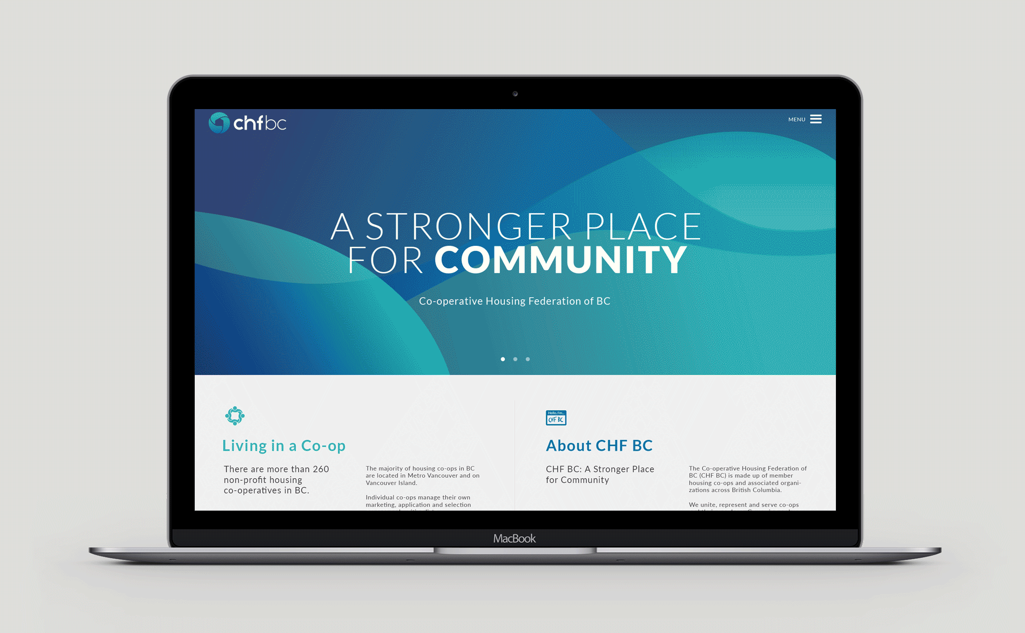 Co-Operative Housing Federation of BC Website | Dossier Creative | Building Communities