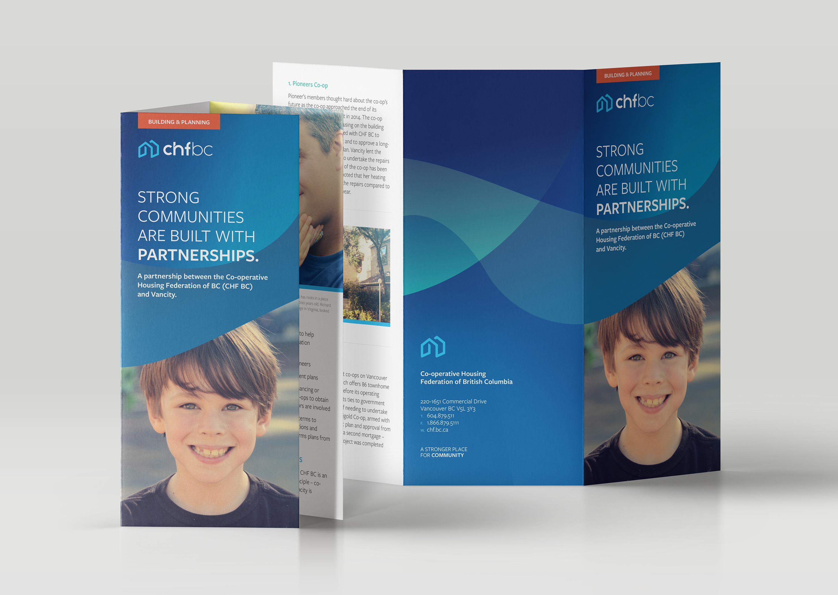Co-Operative Housing Federation of BC Booklet | Dossier Creative | Building Communities