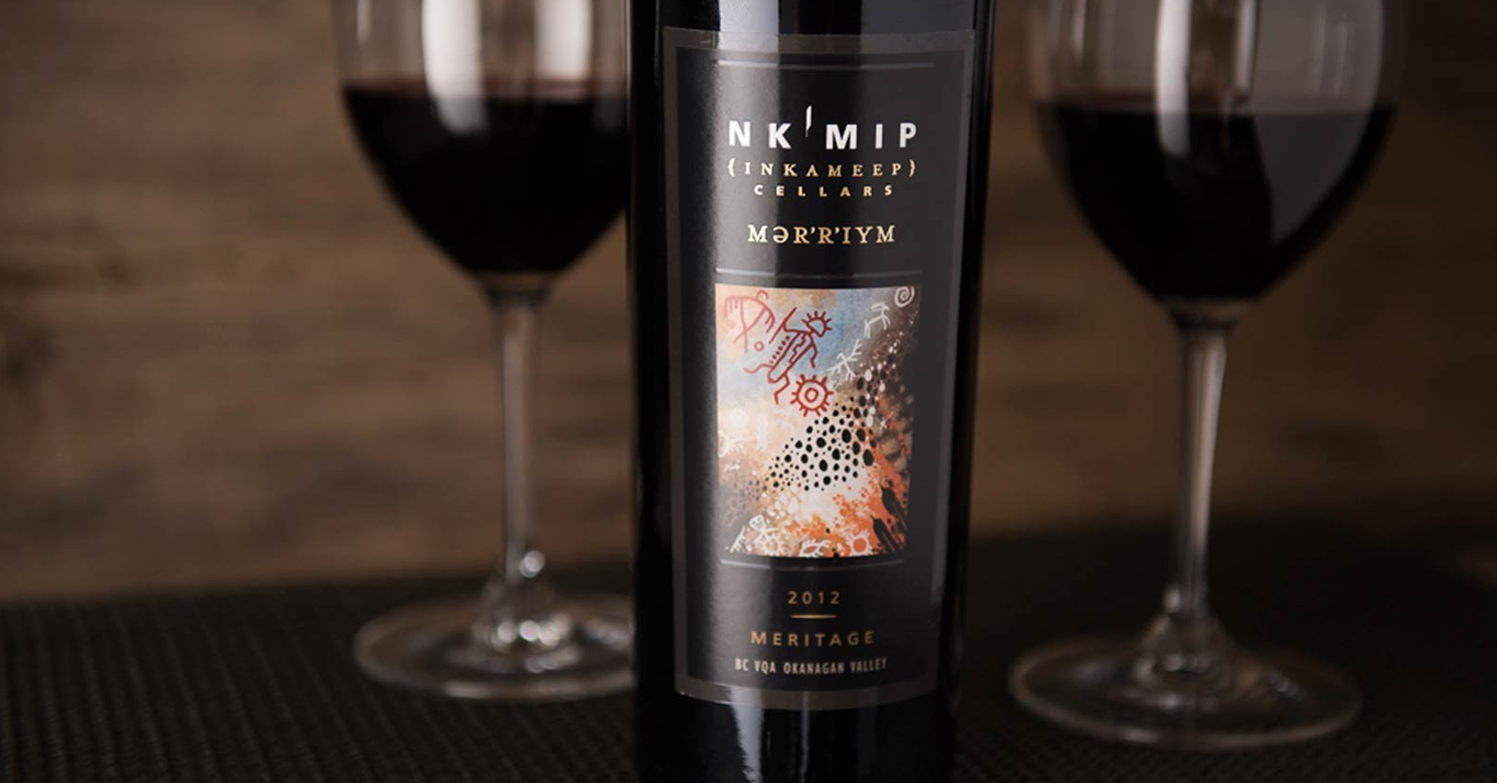 Nk'Mip Wine Label Design | Dossier Creative | First Nations' Wine Design